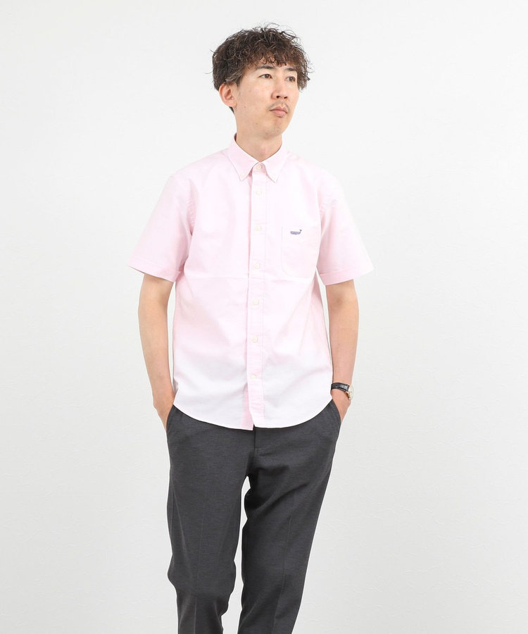 クジラBD S/S サッカー/オックス 半袖シャツ 26SS