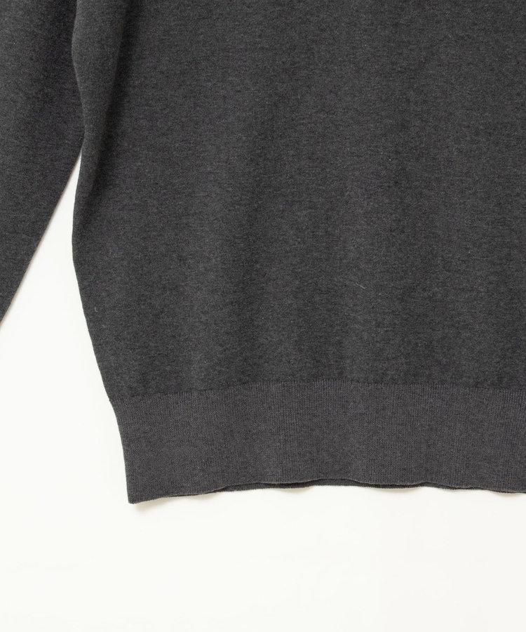 【 SHOP PRESS二見別注カラー】レイヤードピース付きVネックプルオーバー