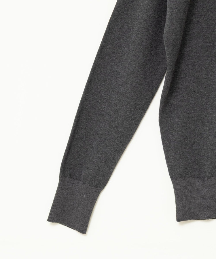 【 SHOP PRESS二見別注カラー】レイヤードピース付きVネックプルオーバー
