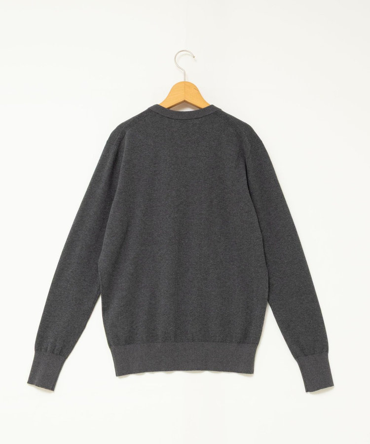 【 SHOP PRESS二見別注カラー】レイヤードピース付きVネックプルオーバー