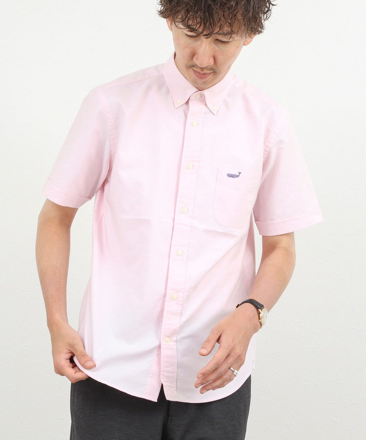 クジラBD S/S サッカー/オックス 半袖シャツ 26SS