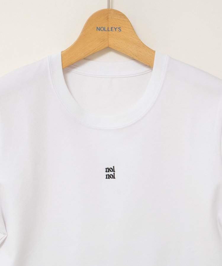 【nolnol/ノルノル】ウォッシャブルクルーネックTee
