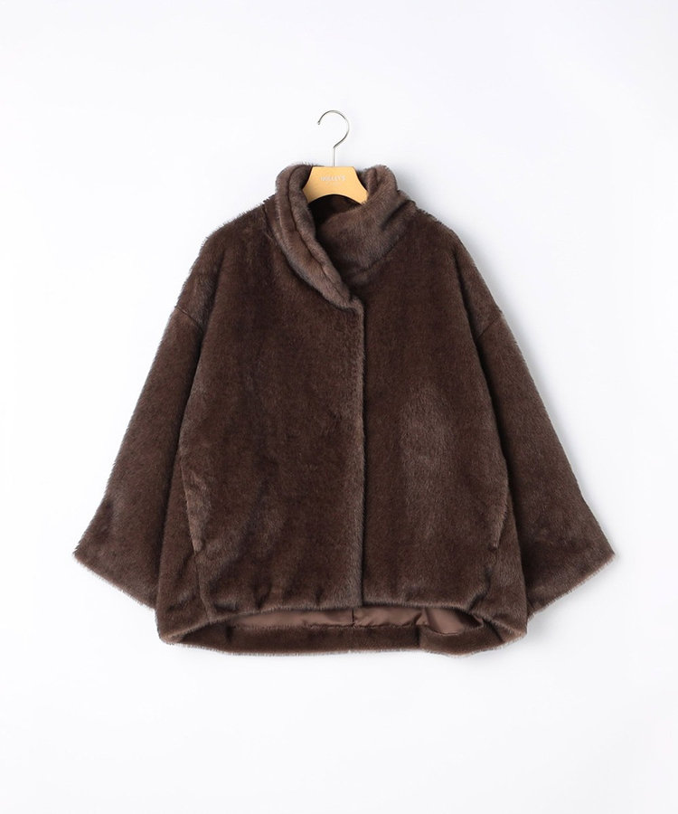 ECOPELフェイクファーショートコート（5-0030-6-04-001）｜NOLLEY'S