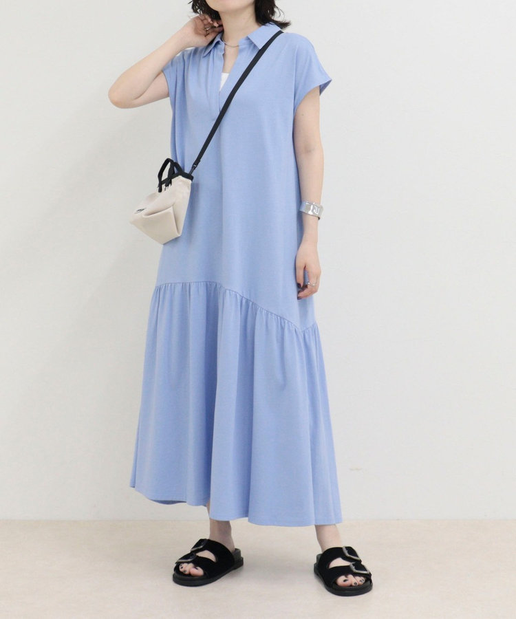 ［WEB限定 SPECIAL SALE！］ドライタッチ天竺ワンピース