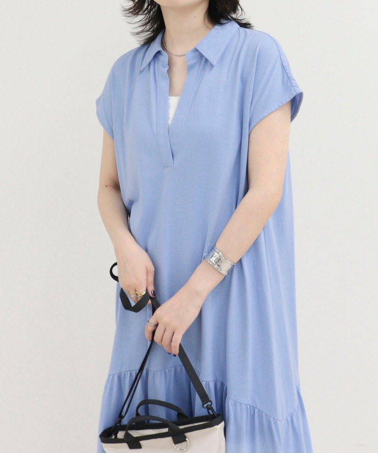 ［WEB限定 SPECIAL SALE！］ドライタッチ天竺ワンピース