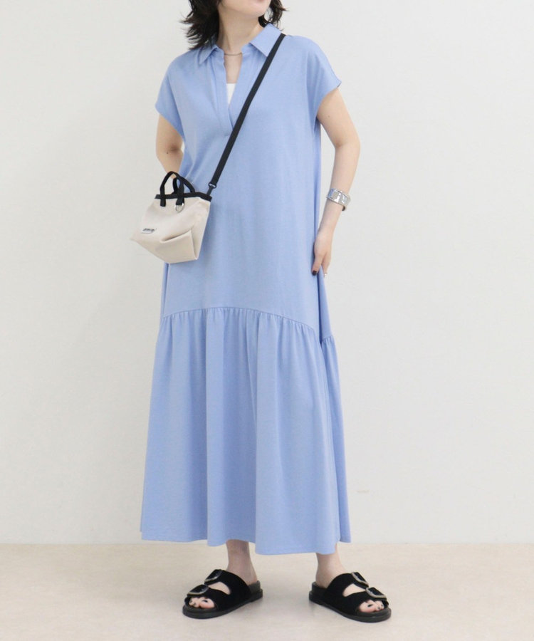 ［WEB限定 SPECIAL SALE！］ドライタッチ天竺ワンピース