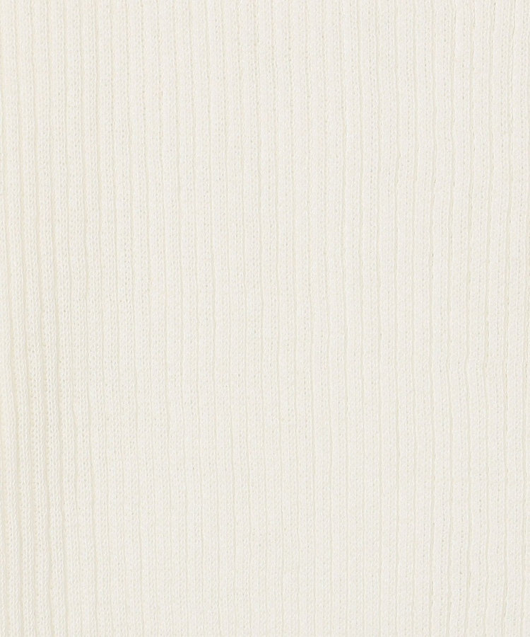 ［WEB限定 SPECIAL SALE！］《接触冷感》綿アセリブ半袖Vネックカーディガン