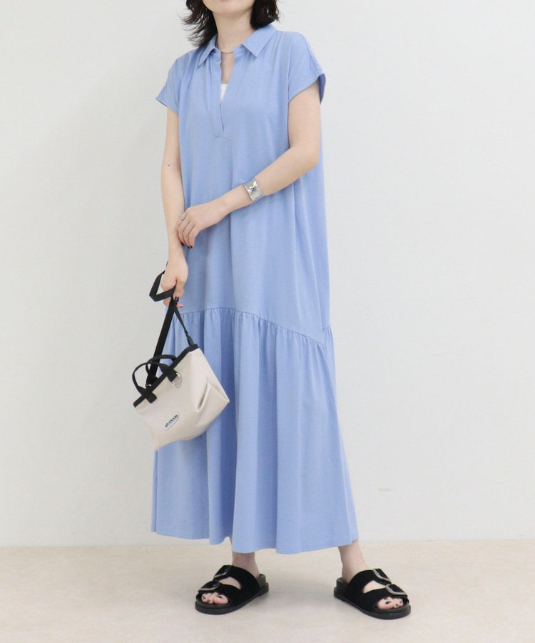 ［WEB限定 SPECIAL SALE！］ドライタッチ天竺ワンピース