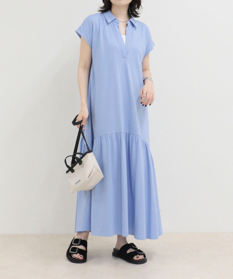 ［WEB限定 SPECIAL SALE！］ドライタッチ天竺ワンピース