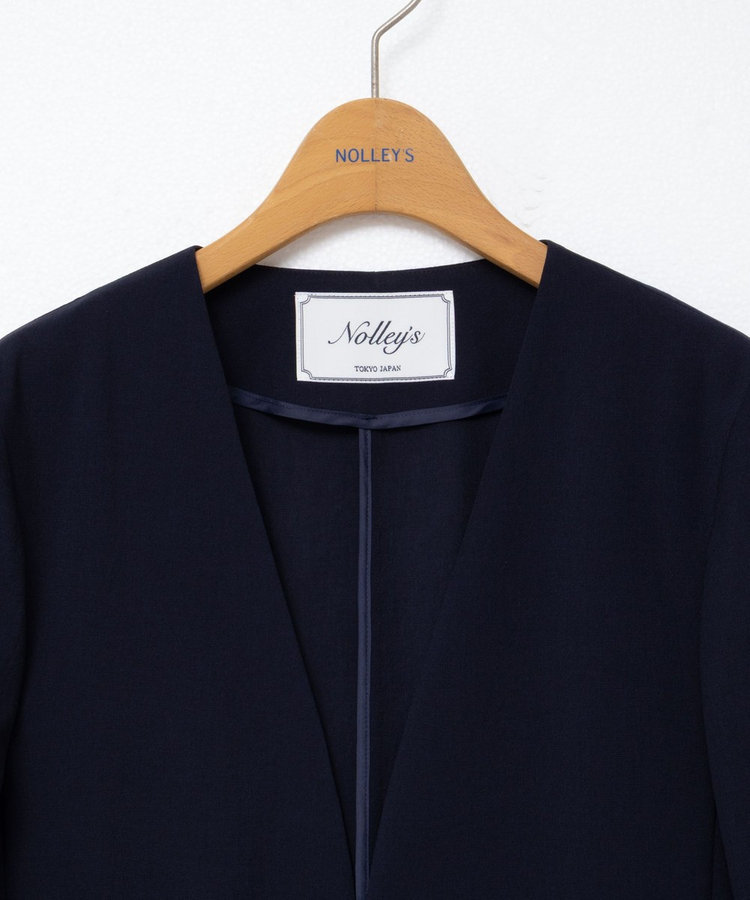 会員限定 BLACK FRIDAY対象］ウォッシャブルエコボイルノーカラー