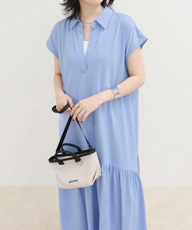 ［WEB限定 SPECIAL SALE！］ドライタッチ天竺ワンピース