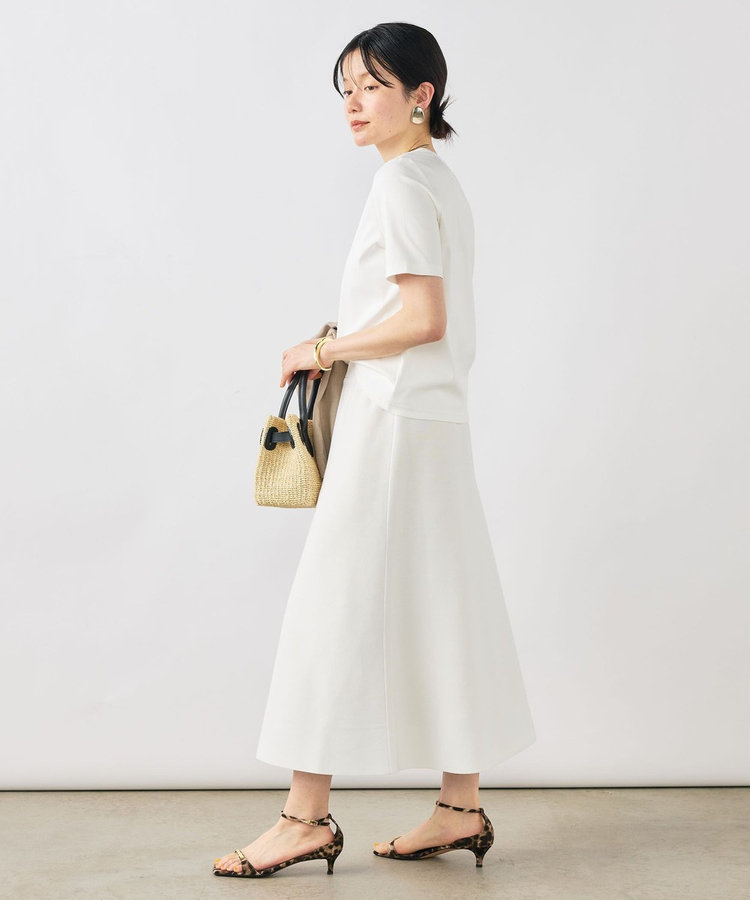 ［WEB限定 SPECIAL SALE！］《手洗い可能/セットアップ対応》Aラインニットスカート