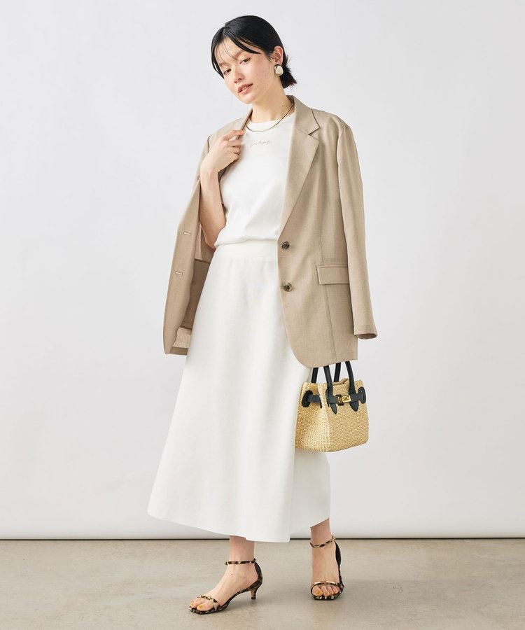 ［WEB限定 SPECIAL SALE！］《手洗い可能/セットアップ対応》Aラインニットスカート
