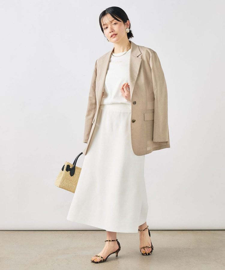 ［WEB限定 SPECIAL SALE！］《手洗い可能/セットアップ対応》Aラインニットスカート