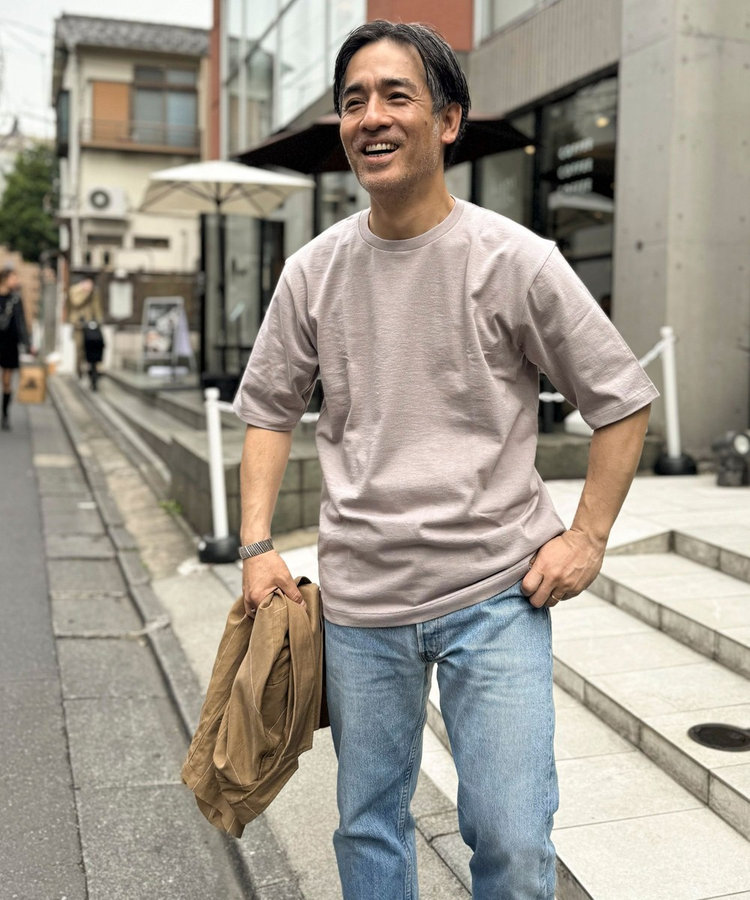 【WEB限定】【BATONER/バトナー】MERIYASU T-SHIRT(PACK) 25SS