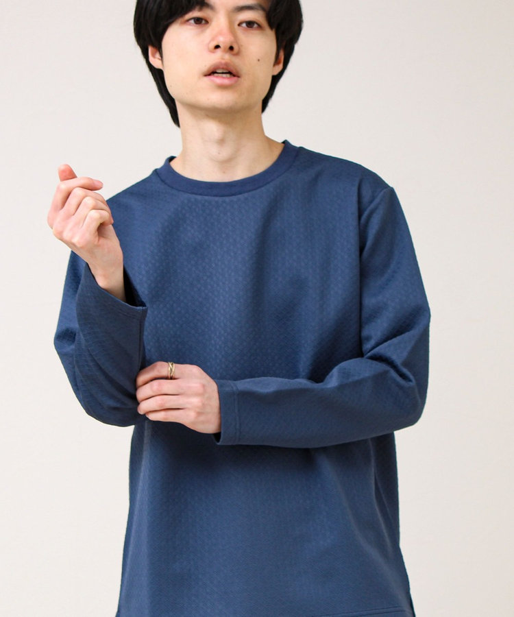 【素材で魅せる】フクレリンクスジャガードロンT