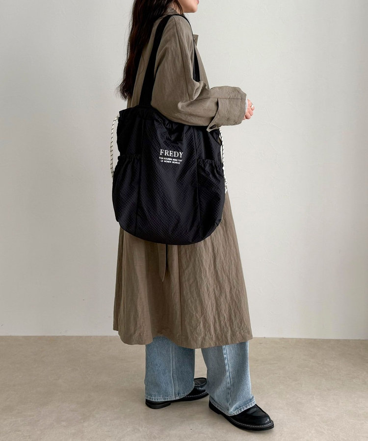 撥水サッカーサイドポケットトートバッグ