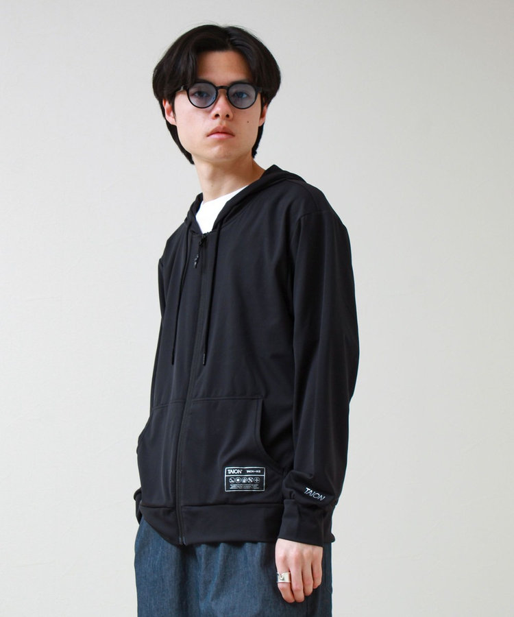 【TAION/タイオン】UV DRY RASH GUARD ZIP PK