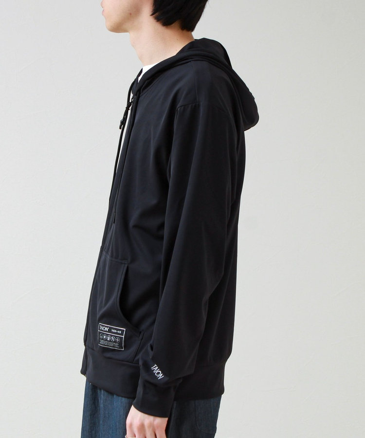 【TAION/タイオン】UV DRY RASH GUARD ZIP PK