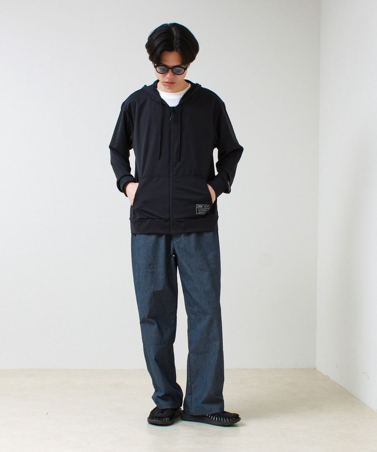 【TAION/タイオン】UV DRY RASH GUARD ZIP PK