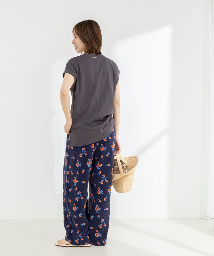《ノーリーズオリジナル美容Tシャツ》シルクアミノ酸加工オーバーノースリーブ