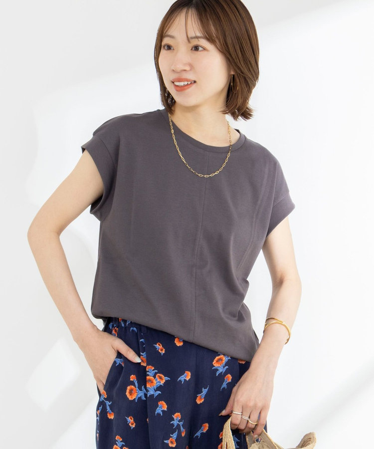 《ノーリーズオリジナル美容Tシャツ》シルクアミノ酸加工オーバーノースリーブ