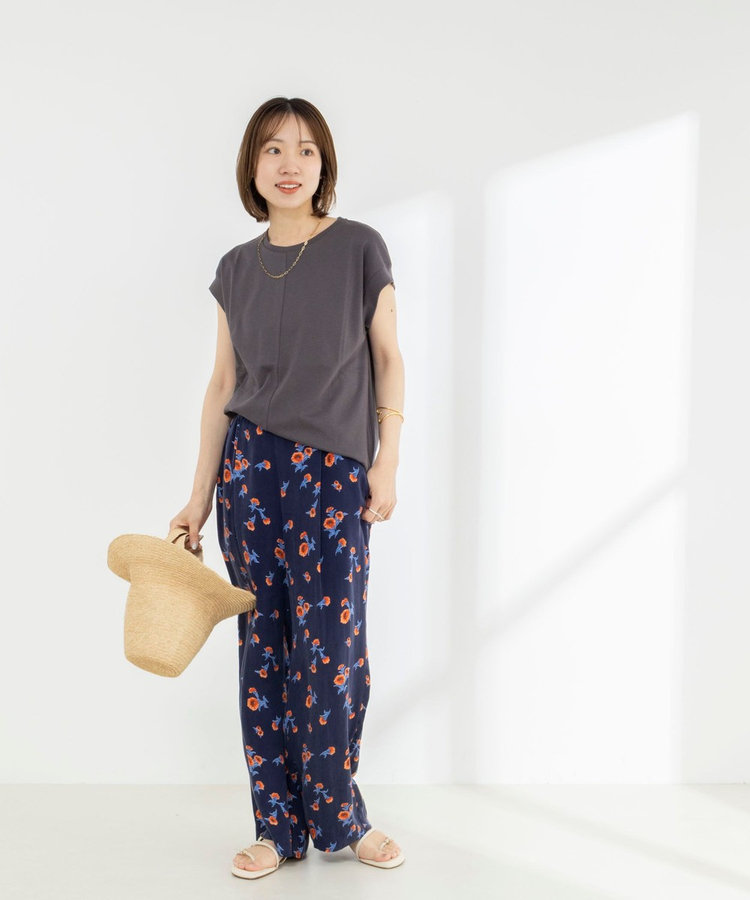 《ノーリーズオリジナル美容Tシャツ》シルクアミノ酸加工オーバーノースリーブ