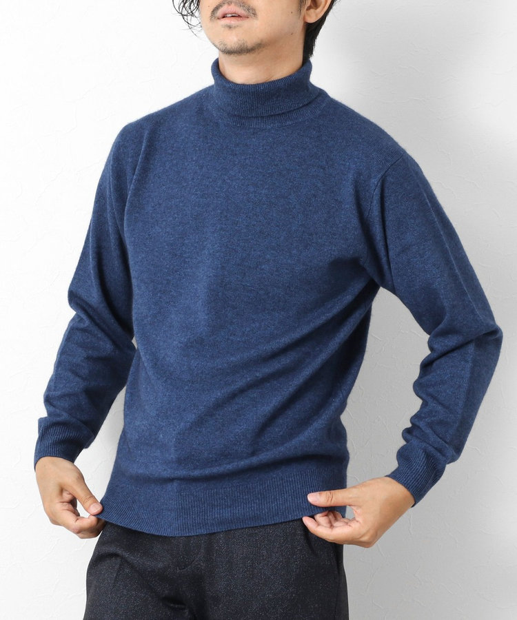 ウールカシミア タートルネックニット 25AW