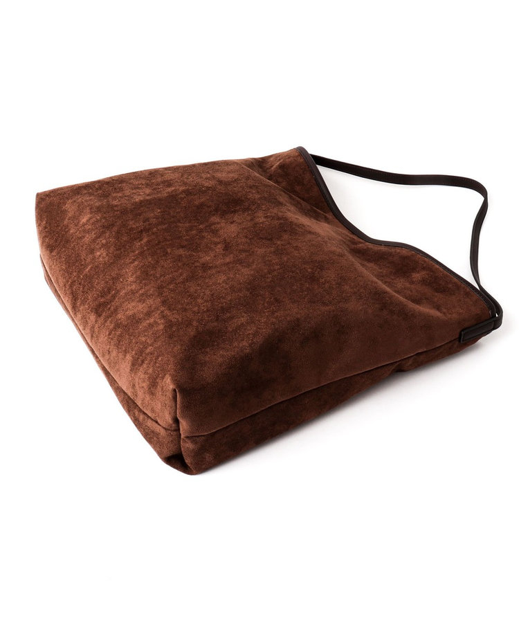 【Un coeur/アンクール】K906019 SUEDE DRAPE ONE SHOULDER