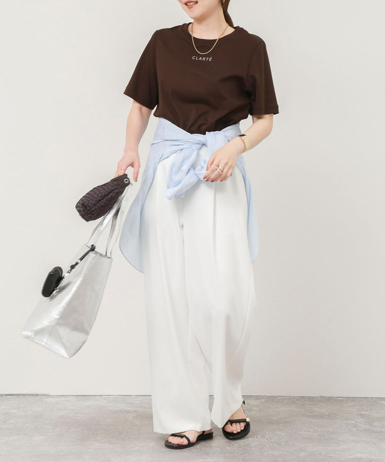 ［WEB限定 SPECIAL SALE！］《セットアップ対応》NEW morisachiウォッシャブルツイルイージーワイドパンツ