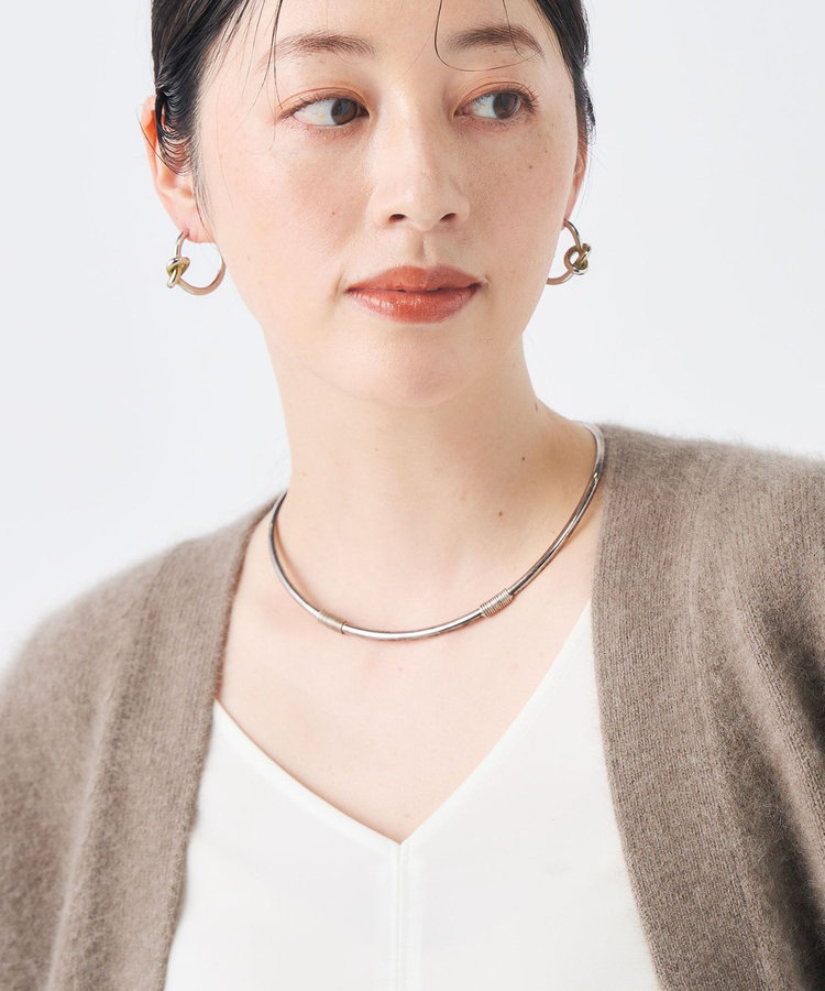 《手洗い可能》ヘアリー長めVネックカーディガン