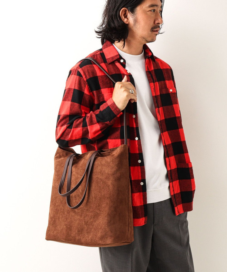 【Un coeur/アンクール】K906021 SUEDE DRAPE 2WAY TOTE