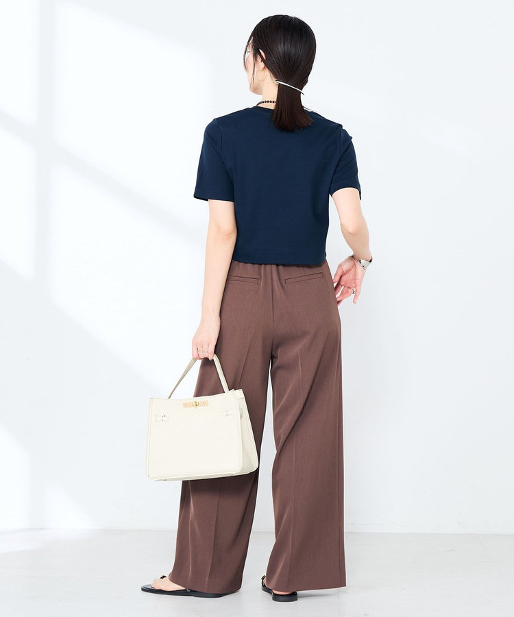 《手洗い可能》W&Wショート丈Tシャツ