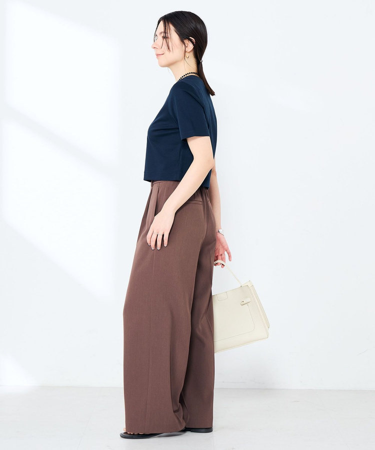 《手洗い可能》W&Wショート丈Tシャツ