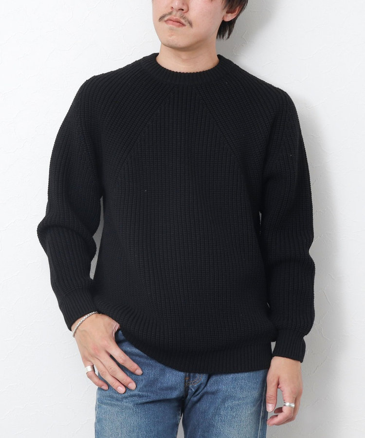 BATONER/バトナー】SIGNATURE CREW NECK クルーネックニット（4-0607-6-52-601）｜NOLLEY'S  goodman(ノーリーズ グッドマン）｜NOLLEY'S(ノーリーズ）｜men（MEN）｜NOLLEY'S MALL（ノーリーズ モール）