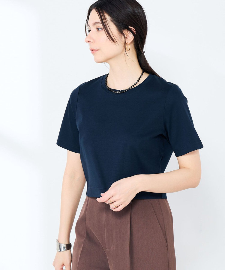 《手洗い可能》W&Wショート丈Tシャツ