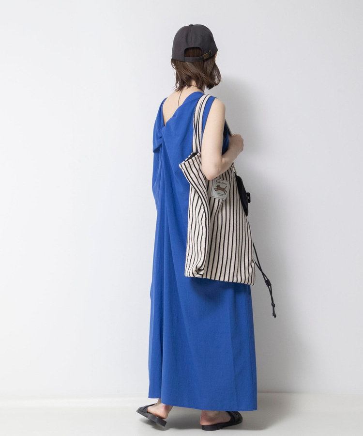 【WEB限定】ウォッシャブルバックツイストドレス