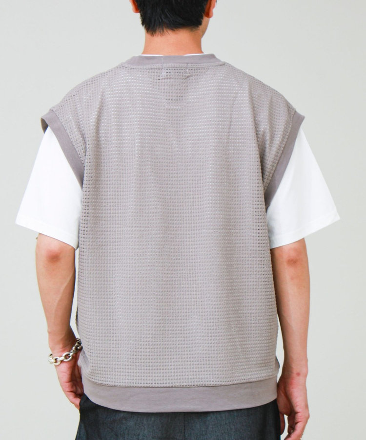 【2点セット】メッシュベスト アンサンブルTEE