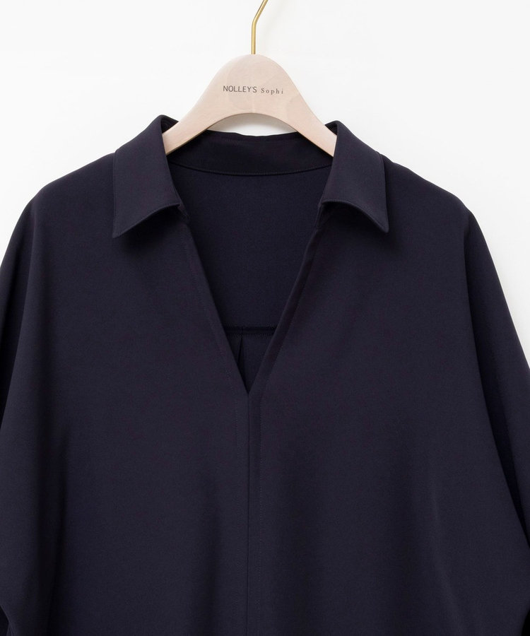 【一部WEB限定カラーアイテム】《セットアップ対応》ウォッシャブルツイルスキッパーシャツ