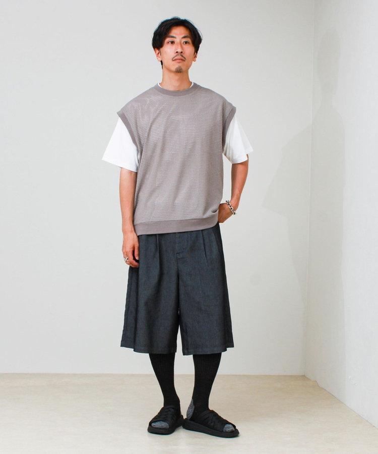 【2点セット】メッシュベスト アンサンブルTEE