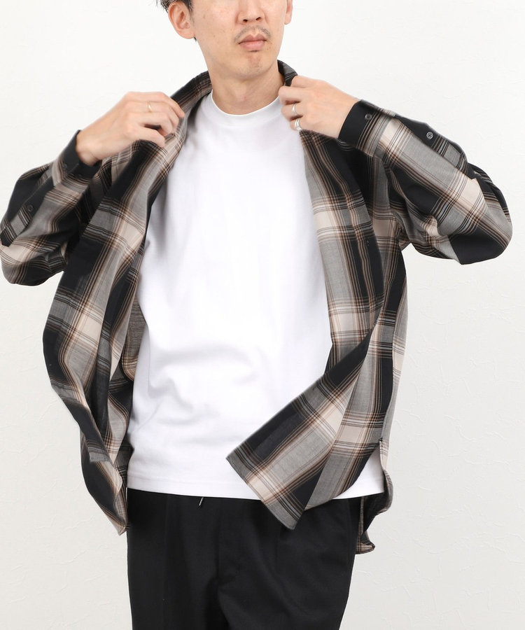 【BATONER/バトナー】OMBRE CHECK REGULAR オンブレチェック レギュラーシャツ 26AW