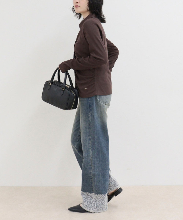 ［FREDY＆GLOSTER限定 TIME SALE！］フロントタックシャツカーディガン