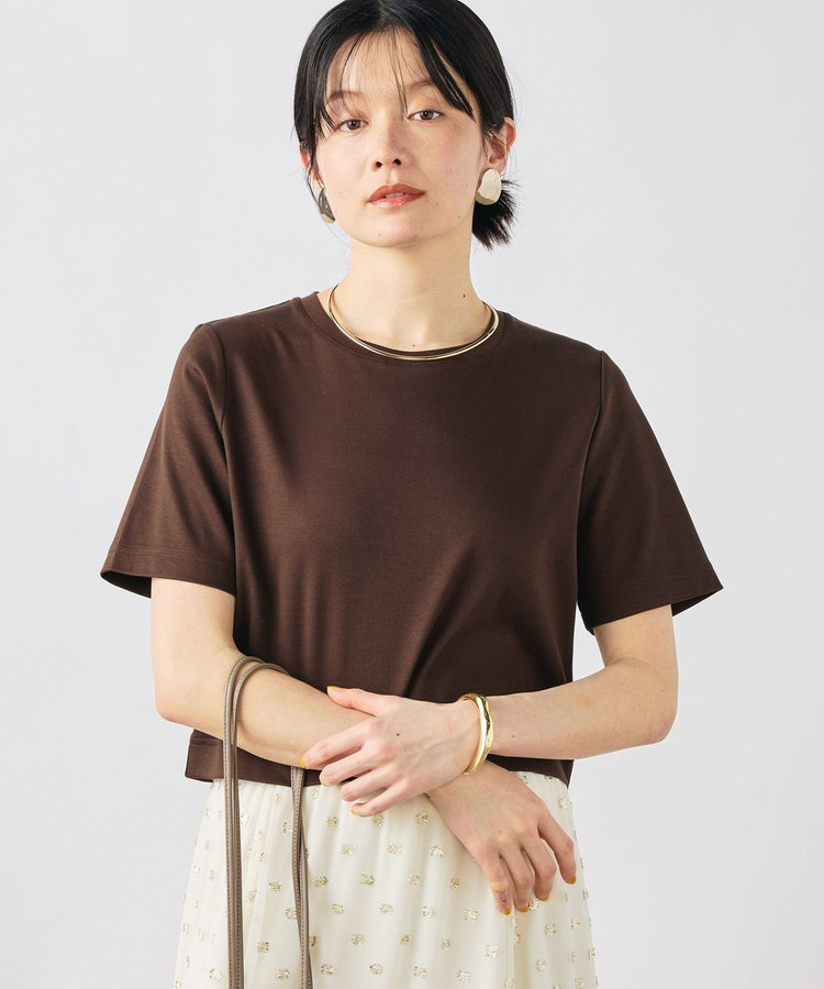 《手洗い可能》W&Wショート丈Tシャツ