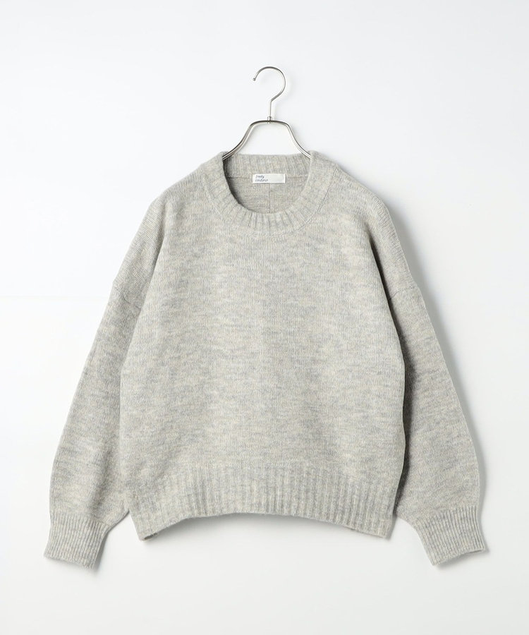 会員限定 BLACK FRIDAY対象］ヤクライククルーネックショート丈プル