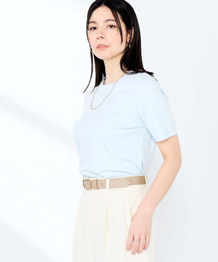 《手洗い可能》W&Wベイシック丈Tシャツ