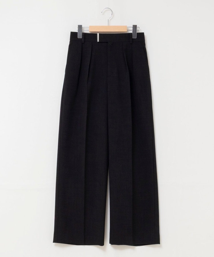 《セットアップ対応》【BECシリーズ】ウォッシャブルリネンライク2タックパンツ