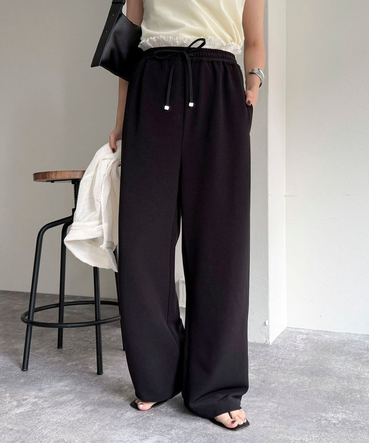 ウエストレイヤードイージーパンツ（5-0021-5-29-002）｜fredy emue