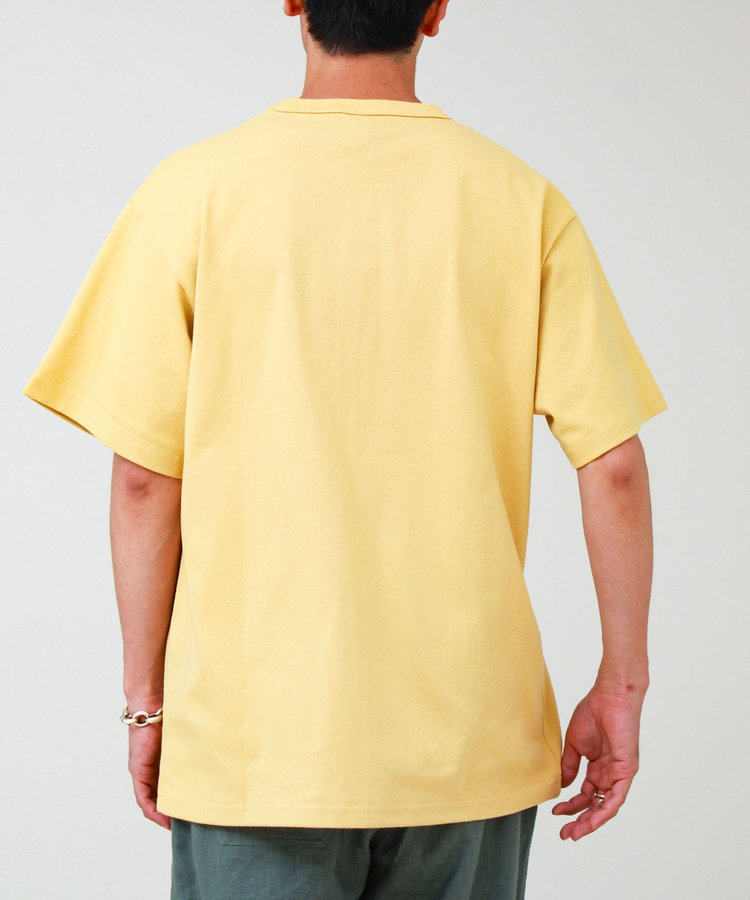 ［WEB限定 SPECIAL SALE！］【GEVACO/ゲバコ】ベーシックオープンエンド天竺ポケット刺繍Tシャツ