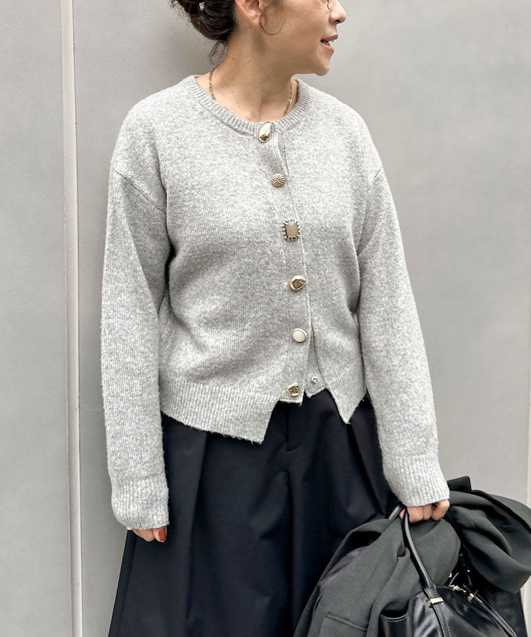 【TORRAZZO DONNA】【林(mayumi_nol)別注】別注ビジューカーディガン