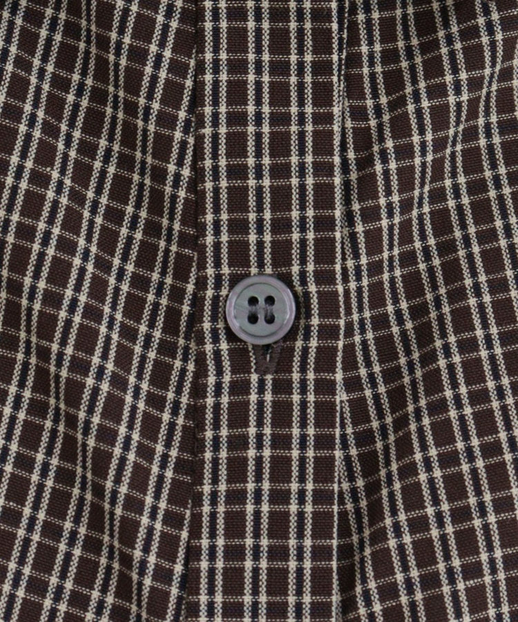【WEB限定カラーあり】フロントギャザーコンパクトシャツ